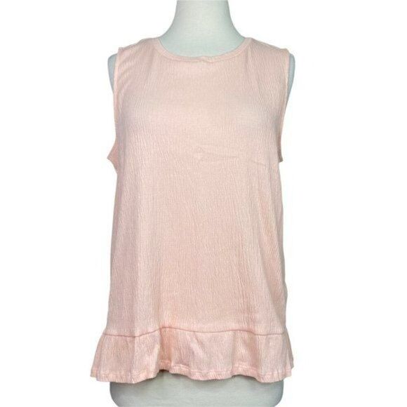 MICHAEL Michael Kors Sleeveless Blouse Pink Large - Picture 1 of 5